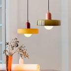 Bauhaus Colored Glass Pendant Light