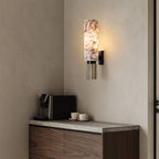 Copper stone Wall Light