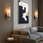 Copper stone Wall Light