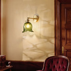 Flower Glass Wall Light
